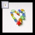 "Feel the Love" Sea Glass Framed Art