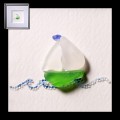 "Come Sail Away" Sea Glass Framed Art