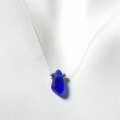 Cobalt Single-Glass Illusion Necklace