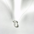 Clear Single-Glass Illusion Necklace