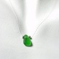 Green Single-Glass Illusion Necklace